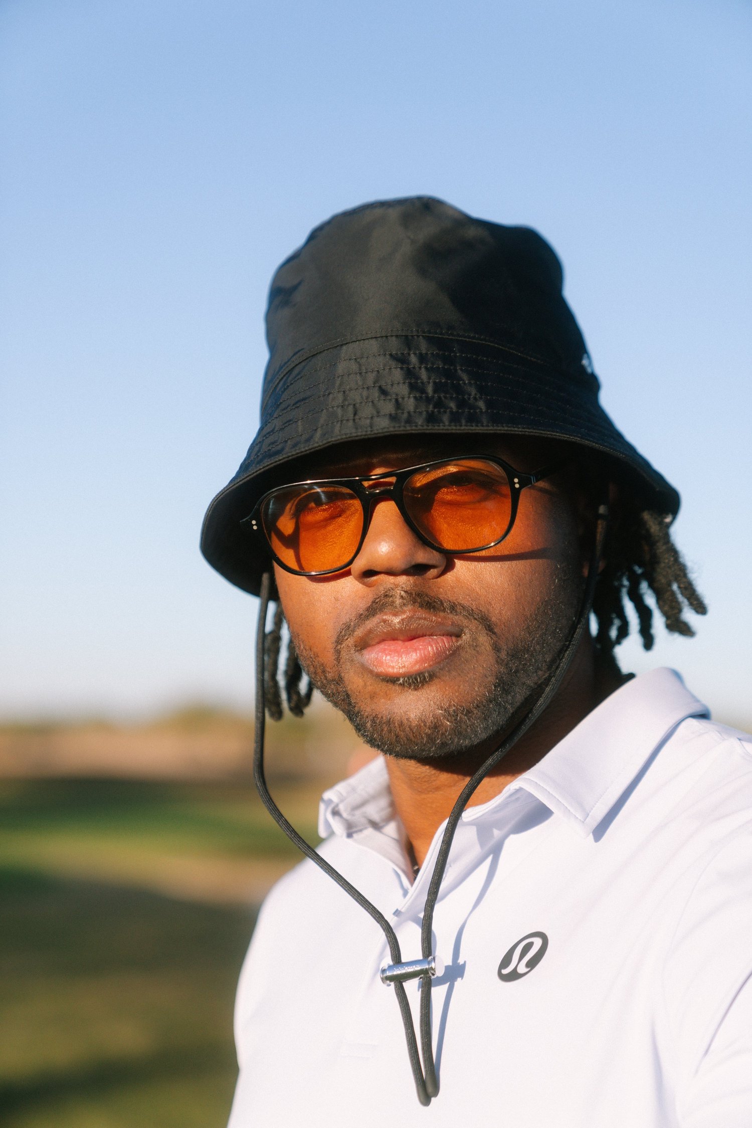 Bucket hat portrait