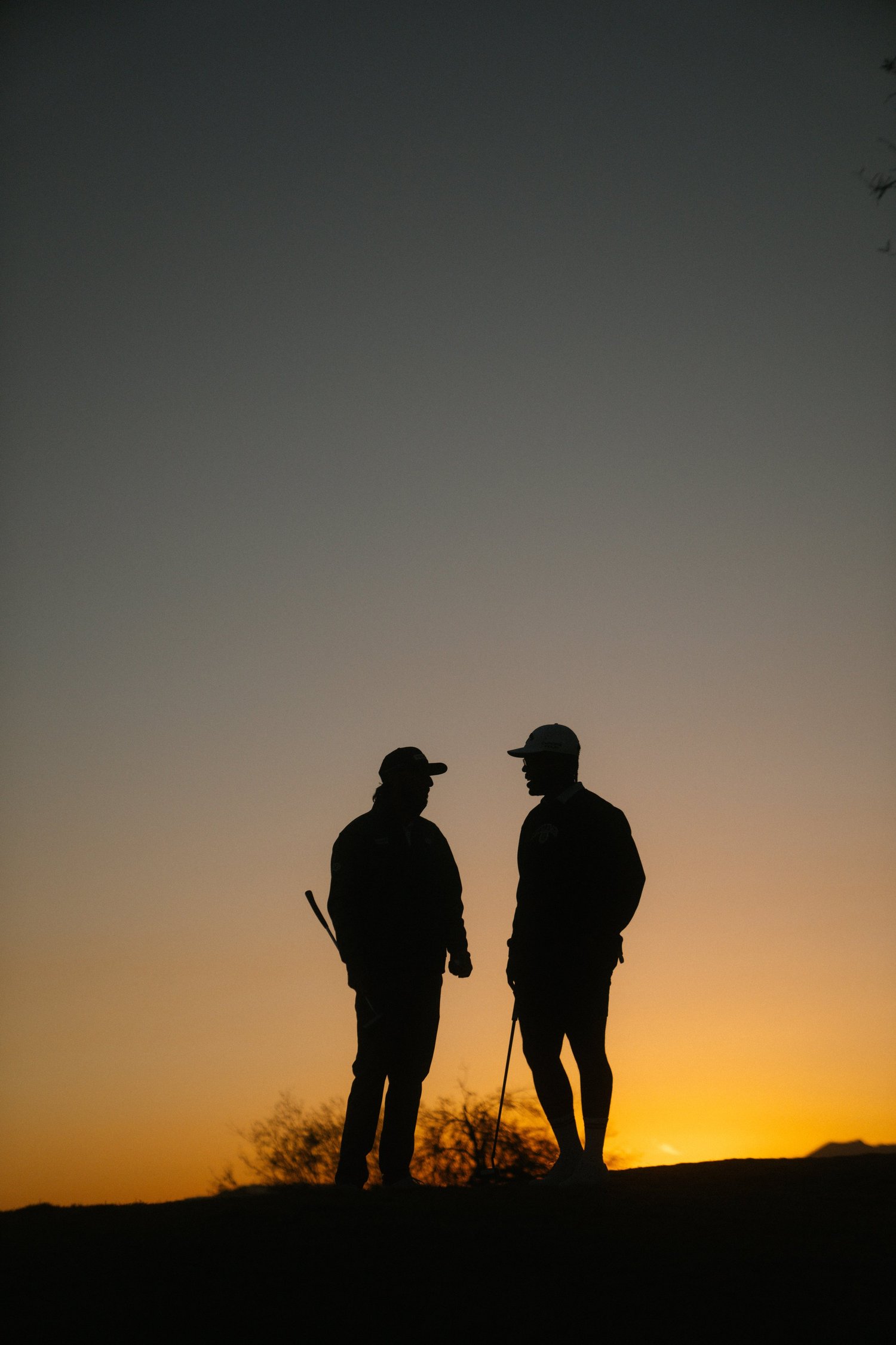 Silhouettes at sunset